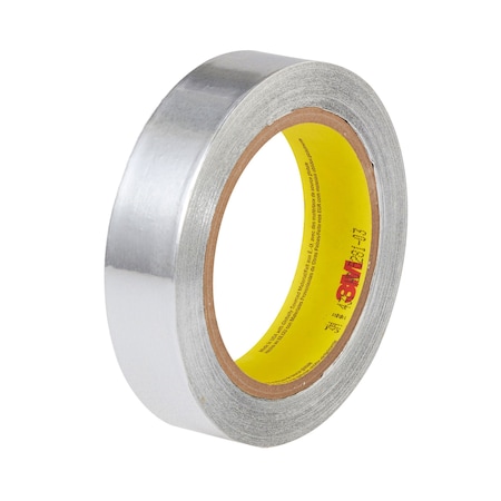 3M Aluminum Foil Tape 431, Silver, 38 Mm X 55 M, 3.1 Mil 7100039317